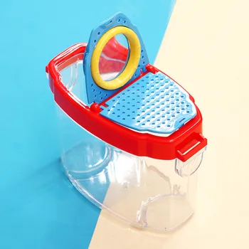 

Kid Insect Viewer Box Bug Cage 4.5X Insect Catcher Magnification Observation Cases Outdoor Backyard Science Exploration Tool Toy