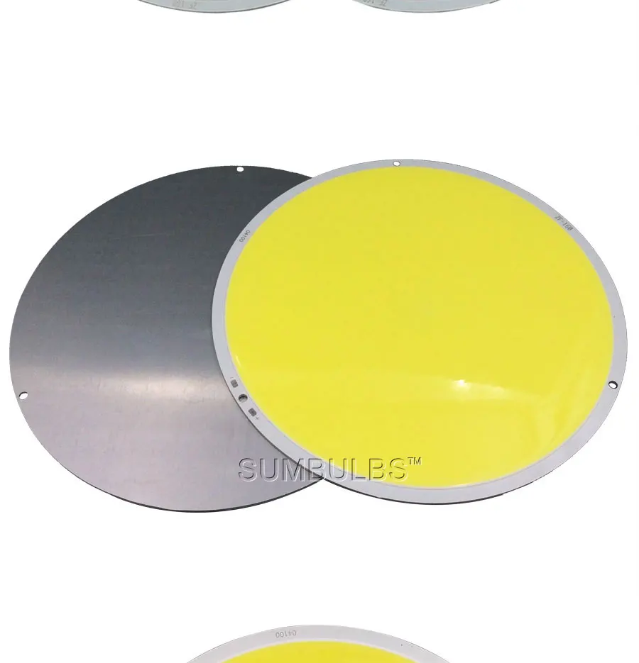 108mm 160mm Circular LED Chip COB Board Light 12V 50W 200W Super Bright Warm Cold White Rounded COB Lamp DC12-14V Sun Moon COB (8)