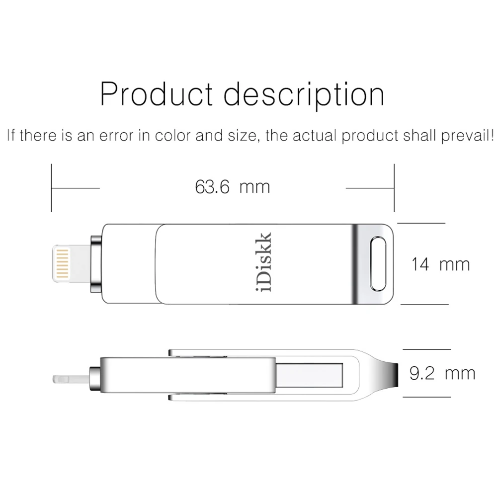 IDISKK U006 Storage Memory Stick OTG Usb 3.0 Flash Drive Pendrive for Lightning iOS USB Flash 16GB 32GB 64GB 128GB Pen Drive IDISKK U006 Storage Memory Stick OTG Usb 3.0 Flash Drive Pendrive for Lightning iOS USB Flash 16GB 32GB 64GB 128GB Pen Drive
