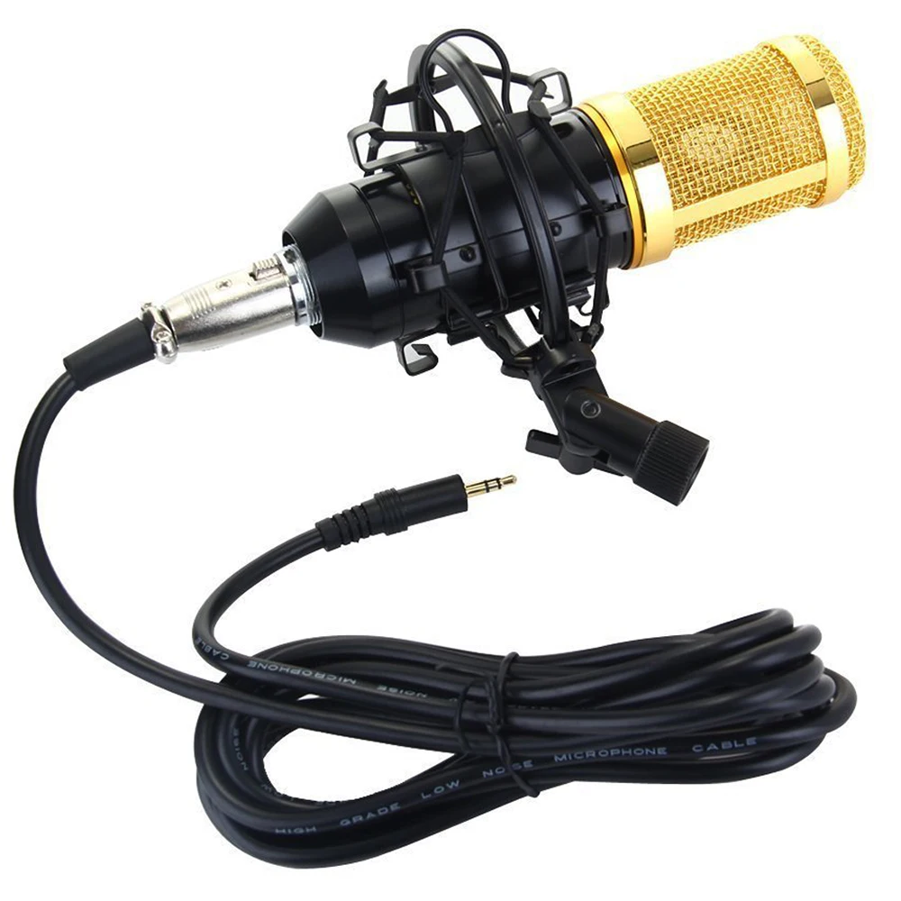 

BM-800 Condenser Microphone Cardioid Pro Audio Studio Vocal Recording Mic