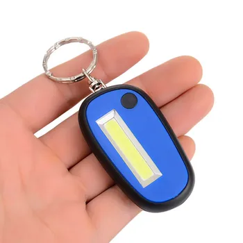 

Outdoor Mini LED Flashlight Light 2-Mode Lamp Key Chain Ring Keychain Lamp Torch Keyring With Battery Green/Red/Orange/Blue