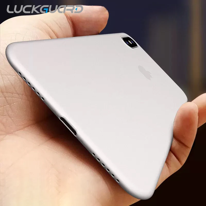 LuckGuard Ультратонкий чехол для iPhone 7 8 Plus 6 s 5 5S SE 10 PP прозрачная задняя крышка XS MAX XR |