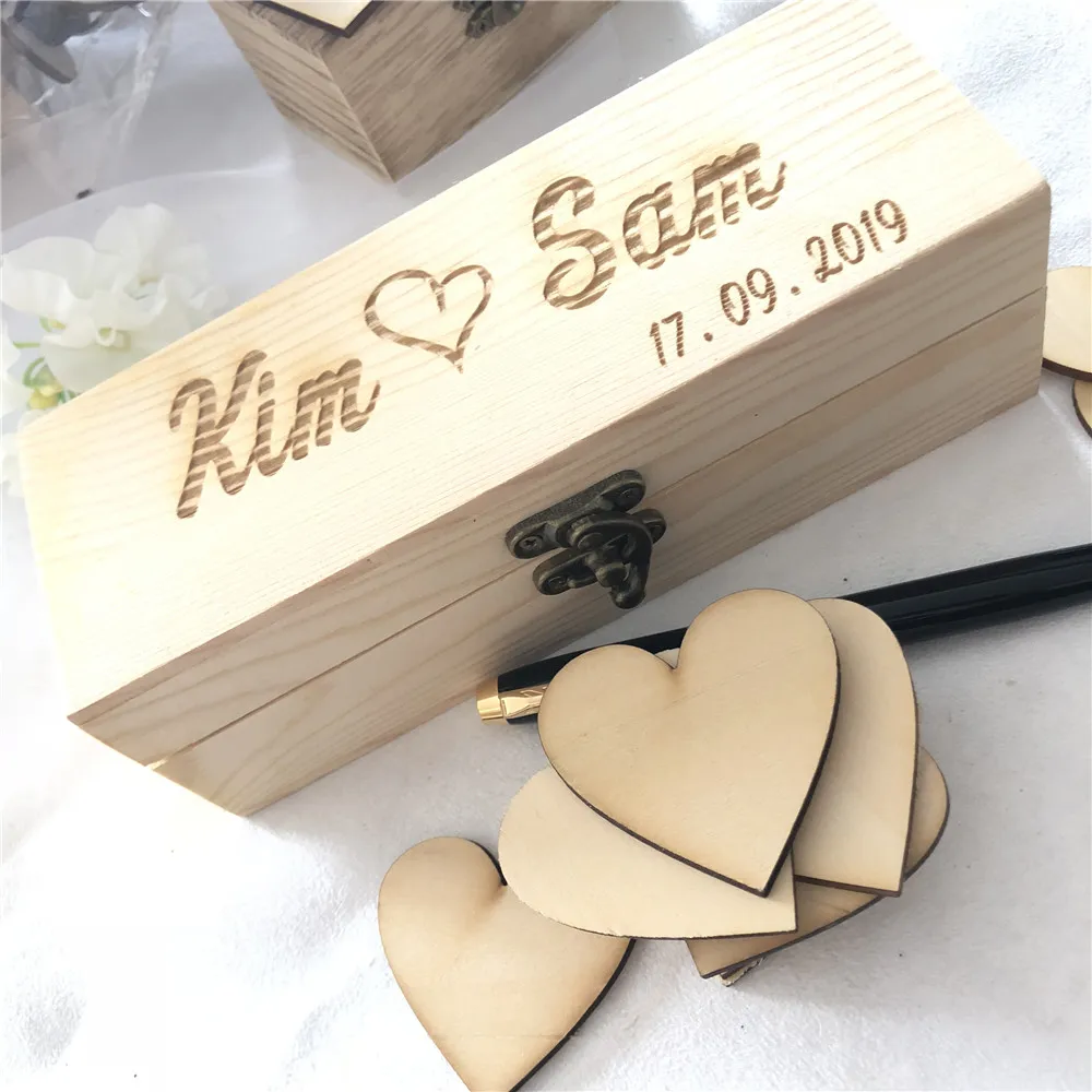 Us 13 29 5 Off Personalized Wedding Guest Book Rustic Guestbook Custom Wooden Rectangle Keepsake Box With Hearts In Signature Us 13 29 5 Off Personalized Wedding Guest Book Rustic Guestbook Custom Wooden Rectangle Keepsake Box With Hearts In Signature