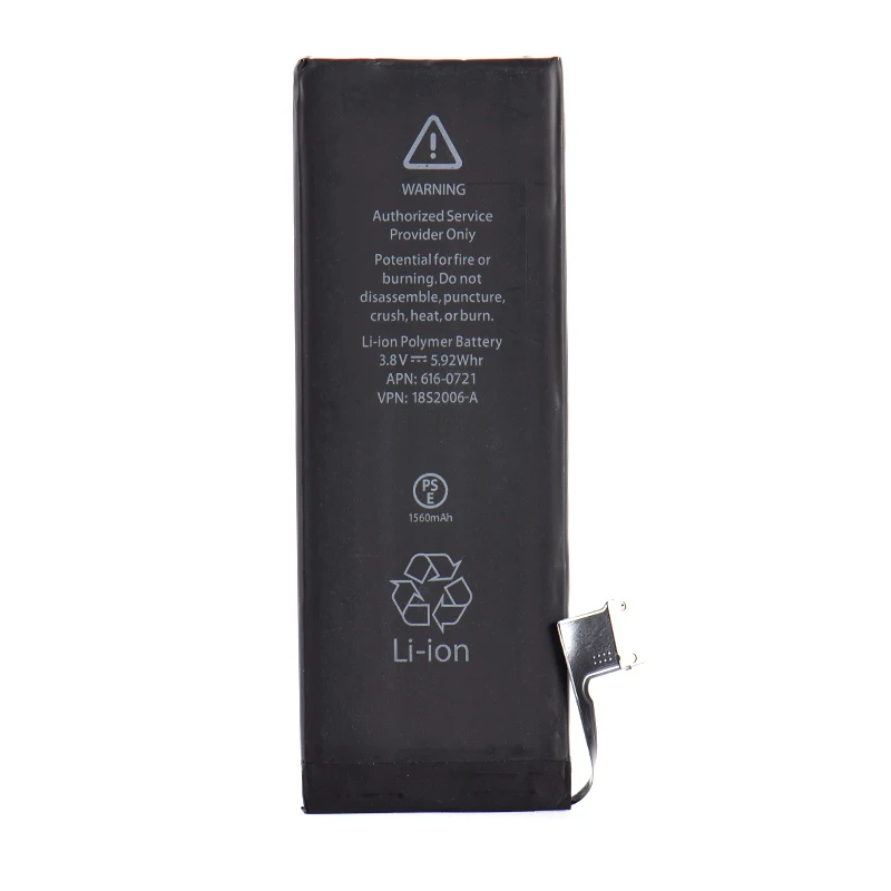 1560mAh 3,8 v литий-ионный внутренний аккумулятор для iPhone 5S 5C мобильный телефон Встроенный литиевый аккумулятор для iPhone 5C/5S устройств