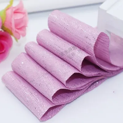 Light purple Серебряной золотой проволоки ленты из полиэфирного атласа " 1,5" 25 38 мм вручную изготовленная лента DIY цветок брошь волосы лук аксессуары 50 ярдов - Цвет: Light purple