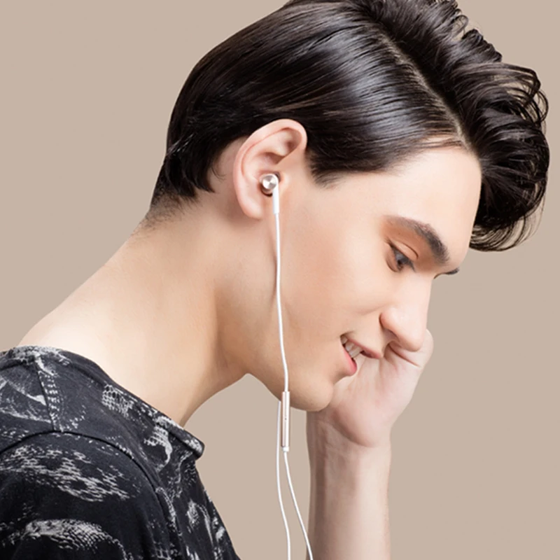 Оригинальные наушники вкладыши Xiaomi Mi Gold Iron In Ear phones Pro|Наушники и гарнитуры| |