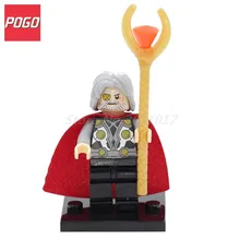 POGO Odin Action Figure Superhero DIY Model With Lepin Building Block Set Brick Single Sale Educational