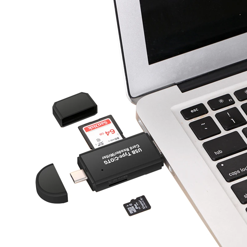 Larryjoe 3 в 1 USB OTG кардридер флэш накопитель высокоскоростной USB2.0 Универсальный TF/SD
