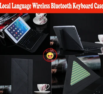 

Local Language Wireless Business Bluetooth Keyboard Case For Huawei MediaPad T3 7 8 T1 7.0 T2 7.0 T2 7.0 Pro PC And 4 Gifts