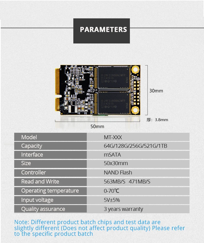 KingSpec Mini mSATA SATA III SSD 120 ГБ/128 Гб жесткий диск твердотельный внутренний SSD для Dell M6500/lenovo Y5560, 6430u ноутбук планшет