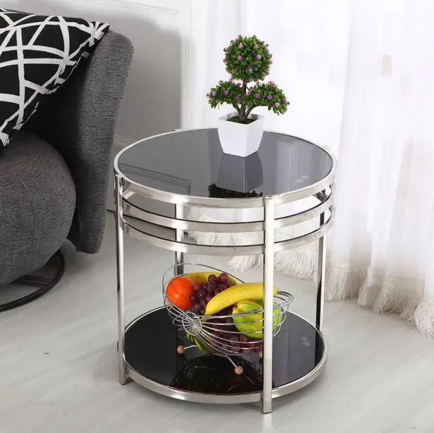 Online kaufen groÃhandel edelstahl runden couchtisch aus china ...