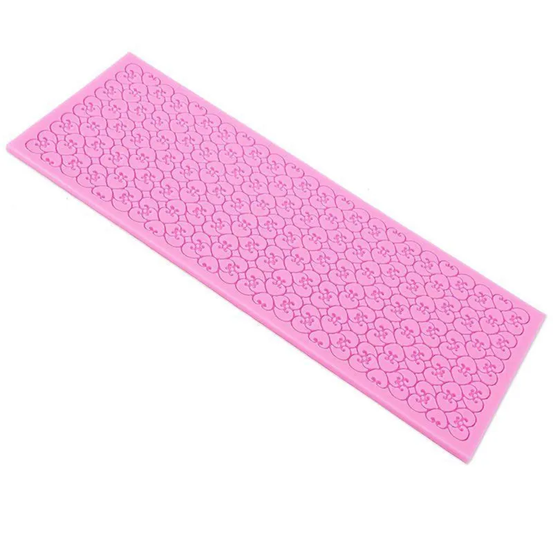 

1Pcs Lace Silicone Mold Sugar Craft Fondant Mat Cake Mould Decorating Baking Tools