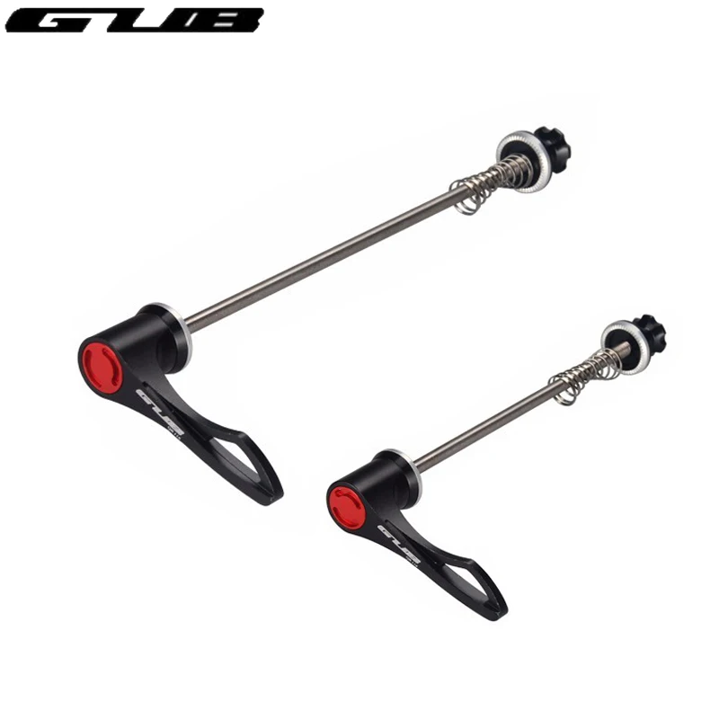 

GUB Mountain Bike Titanium Quick Release Skewers Ultra Light Ti Quick Release Skewers MTB 100 / 135mm Hub QR Skewers 66g / Pair