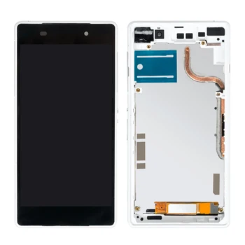 

5PCS/Lot Mobile Phone Lcd Screen For Sony For Xperia z2 D6502 D6503 D6543 Display Touch Screen With Frame Free Shipping