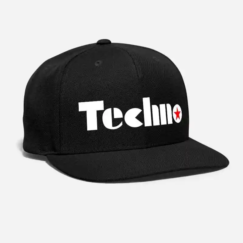 

Techno music - Paryty Customized Embroidered Dubstep Rave bass edm dance Deep House deejay DJ Unisex Adjustable Snapback Cap