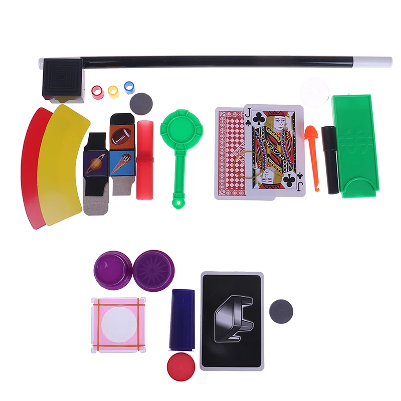 

Chidlren Magic Tricks Toys Hanky Panky's Magic Set Simple Magic Props Magic wand For Beginner Children With DVD Teaching Kit