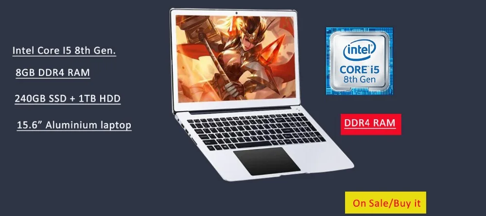 I5 8th Gen gaming laptop computer