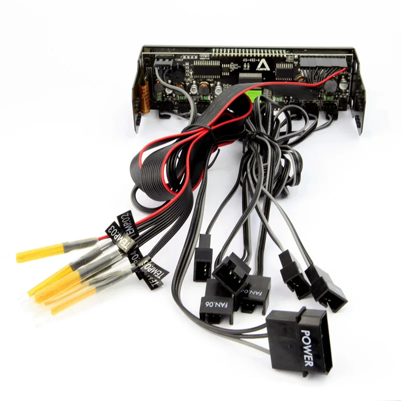  ALSEYE Computer Fan Controller and PWM 120mm Fan Kit for PC Cooling 3/4pin 12v 2000RPM Cooler and C