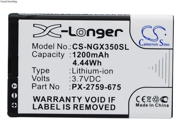 

Cameron Sino 1200mAh Battery PX-2759-675 for NavGear Motorradnavi SLX-350, TourMate SLX-350