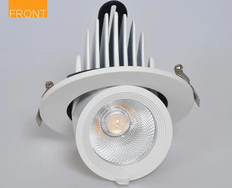 

10pcs/lot 5W LED COB Spotlight Recessed Ceiling Light Beam Angle Adjustable Lamp