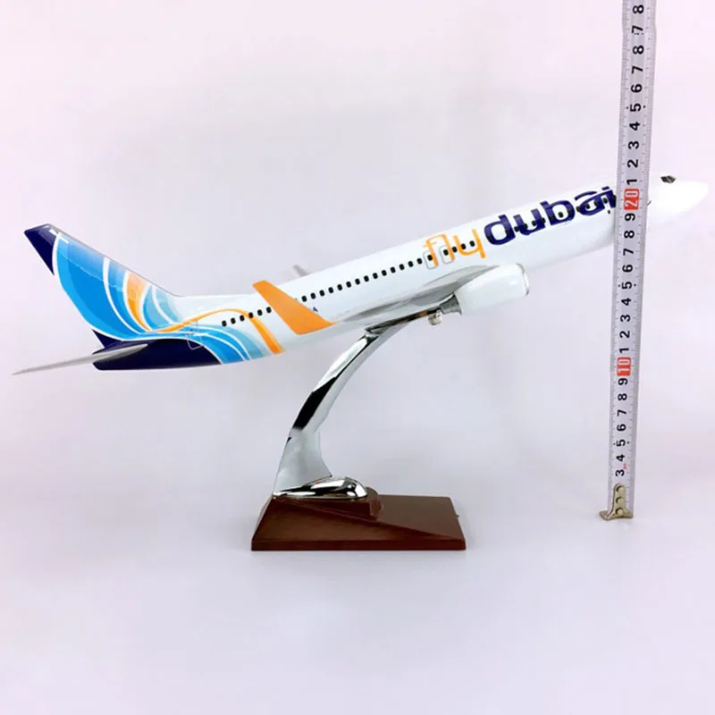 Boeing B737-800 Большой 40 см FLY Дубай авиалиний 1/111 масштаб игрушечные модели самолетов самолет литой под давлением пластиковый сплав самолет