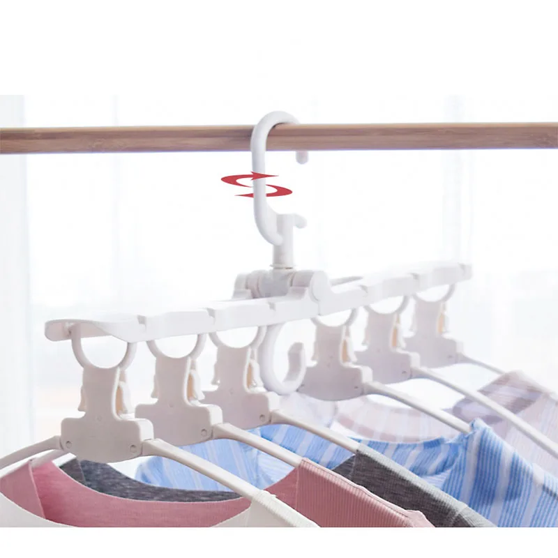 Multi function Clothes Hanger Storage Artifact Folding Multi layer