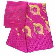 Новое поступление камень Африканский Базен riche ткань с вышивкой кружева/Базен riche платье Материал нигерийский KY042725