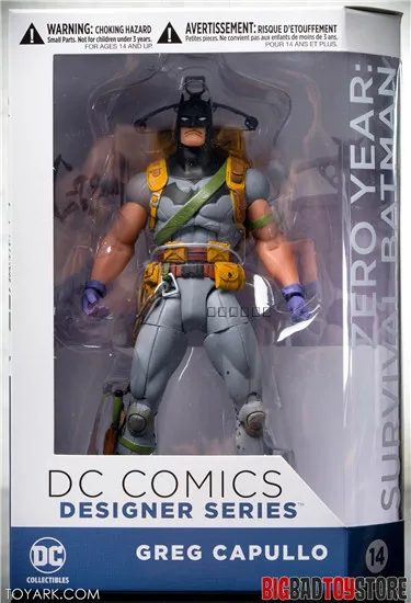 

DC COMICS Designer Series DC Collectibles Zero Year: Survivai Batman by Greg Capullo PVC Action Figure Collectible Model Toy