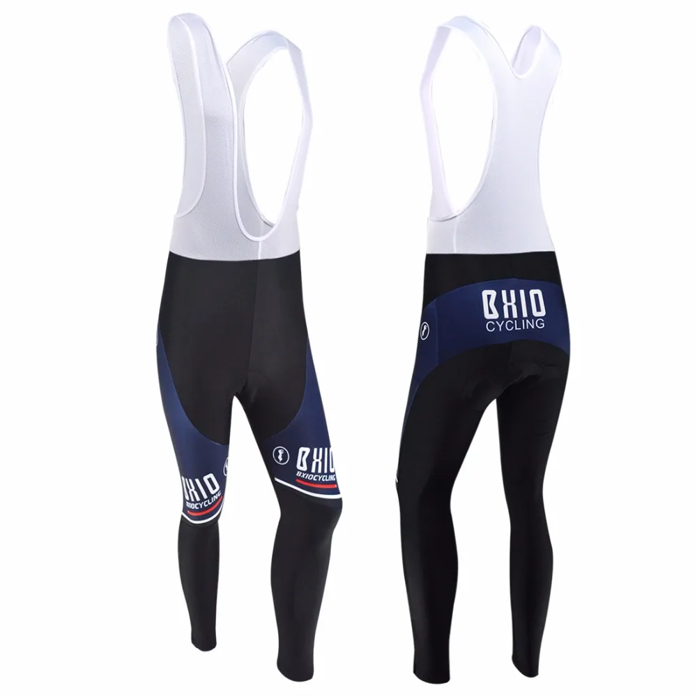 Bxio Cycling Pants Men Outdoor Pants Fleece Thermal Cycling Bib Winter Cycling Jerseys Road Bike