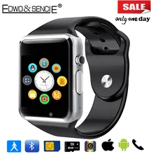 EDWO A1 Bluetooth Smart Watch Clock Support SIM Card Pedometer Smartwatch Reloj Inteligente For iOS Android PK DZ09 U8 GV08
