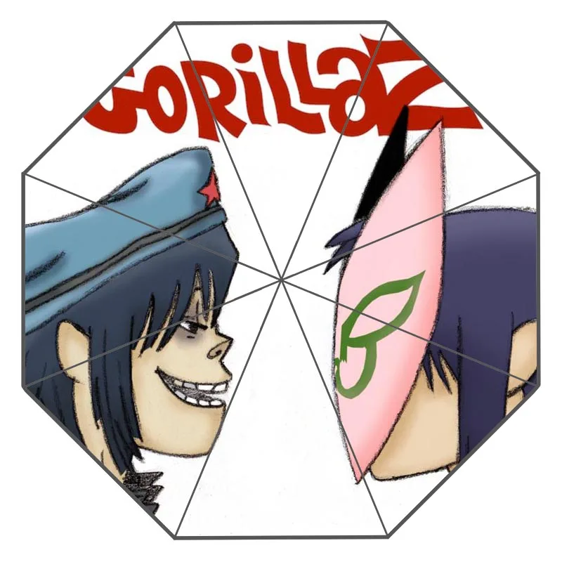 18 Хороший индивидуальный Gorillaz Солнечный и Зонт от дождя Дизайн Портативный Модный стильный полезный Зонт подарок для вас - Цвет: 18