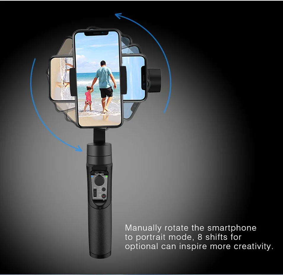 Hohem iSteady Pro 2 Mobile Plus 3 Axis Phone Gopro Gimbal для Gopro Hero 6 5 SJCAM стабилизатор для iPhone Andriod