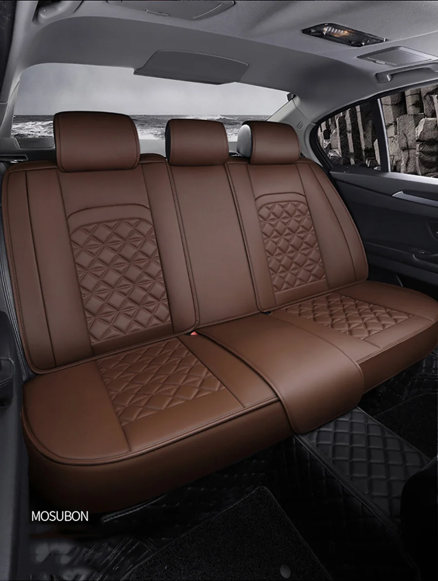 Передние+ задние) Специальные кожаные чехлы для автомобильных сидений для Volkswagen vw passat b5 b6 b7 b8 2000-2007 год 2011- лет