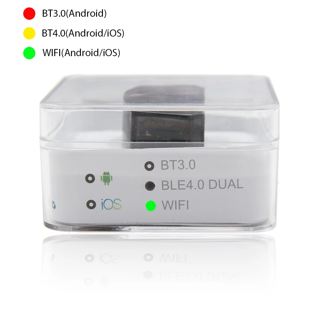 20 шт. Vgate icar pro elm327 Bluetooth 4 0/3 0/Wifi obd2 elm 327 V2.1 для Android/IOS/ПК obd сканер Бесплатная