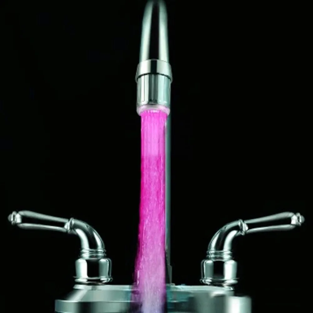 Несколько Цвет водопроводный кран, автоматический свет прыгать изменения Цвет Glow душ Кухня 34*23 мм коснитесь TE Быстрая доставка HL