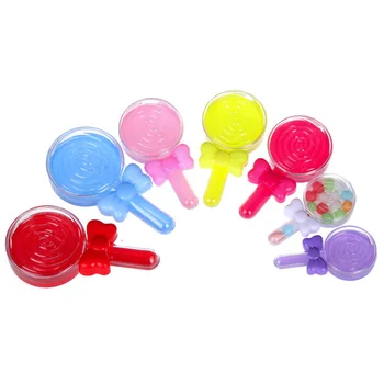 

12pcs food grade ps plastic round wedding candy boxes creative baby birthday baby shower gift cases event party supplies decor