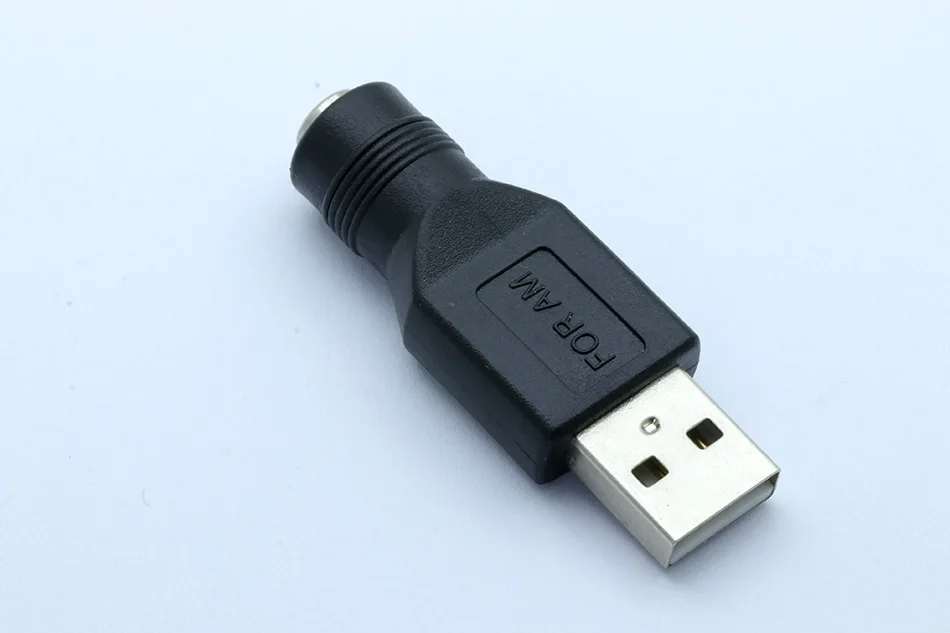 1 шт. USB A Тип штекер для 5521 DC разъем 2,1*5,5 мм, разъем питания DC power Conector 5,5x2,1 адаптер высокого качества