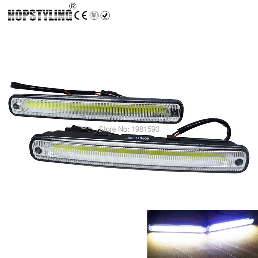 

Hopstyling 2PCS 18.3CM COB Car Daytime Running Light Super Bright Auto DRL Lamp car-styling accessory