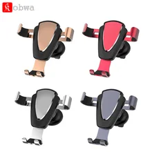 Универсальный автомобильный держатель для телефона KOBWA в автомобильном вентиляционном отверстии, подставка без магнитного держателя для мобильного телефона, поддержка для смартфона