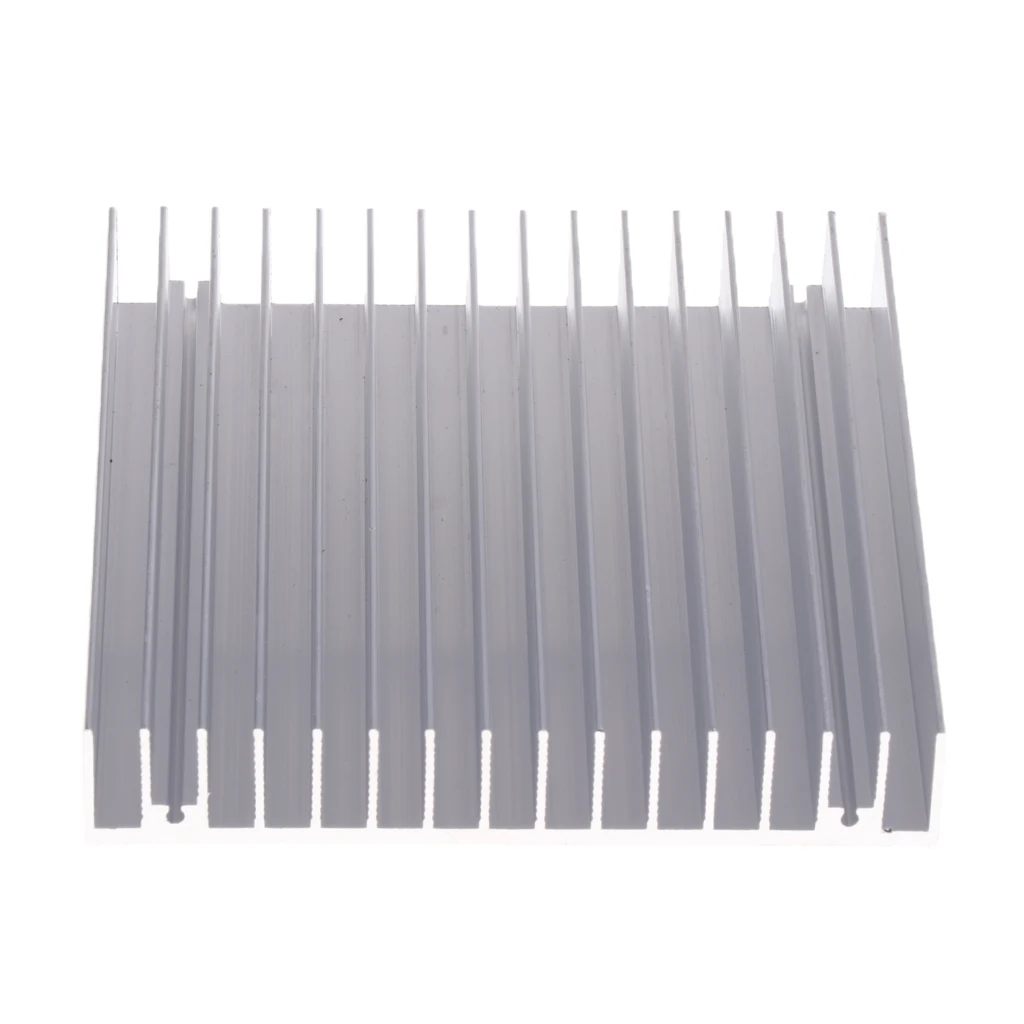 MagiDeal Aluminum Heat Sink Module 100mm x 18mm x100mm for LED Power Transistor White