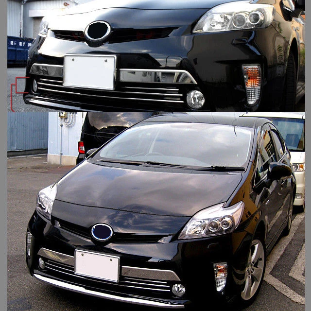 4 шт. передний бампер из нержавеющей стали для Toyota Prius ZVW30 30 2012 2015|accessories for|accessories for