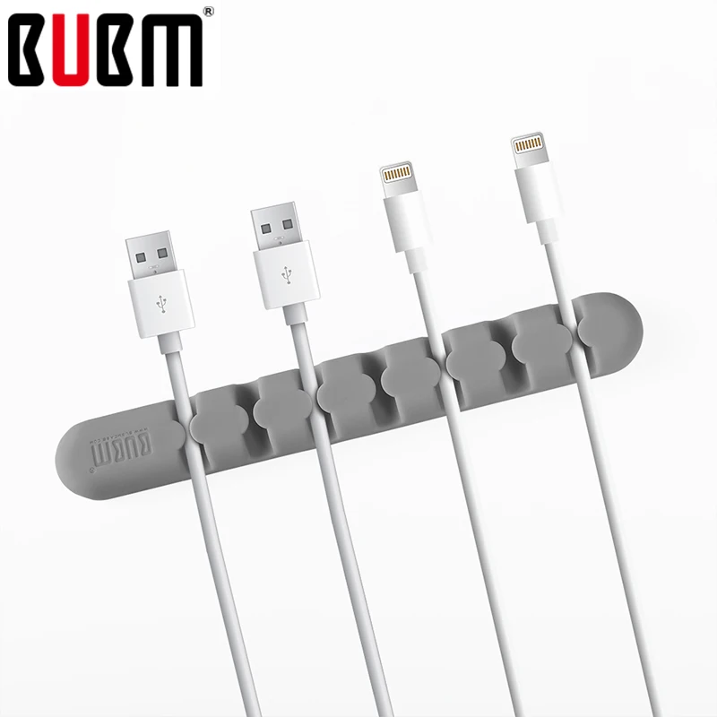 

BUBM travel accessories multiuse desk tidy wire USB holder organization cable line holder cable organizer