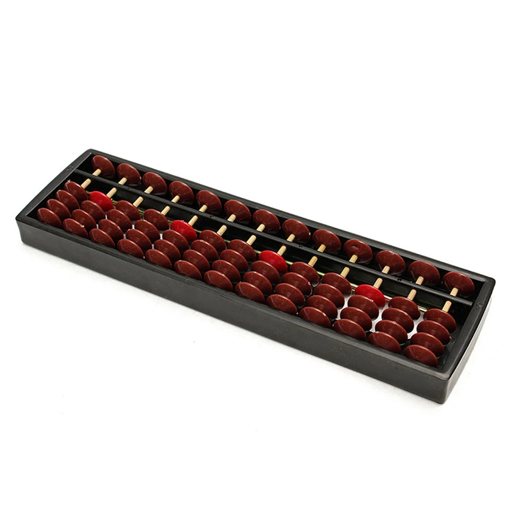 

Kids Math Abacus Plastic 13 Digits Aid Caculating Toys Brain Developing Educational Arithmetic Tool