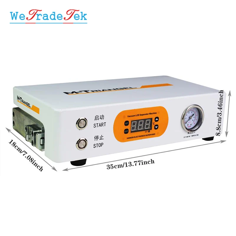 7 дюймов сенсорный экран с ЖК дисплеем воздушно пузырьковая машина для удаления