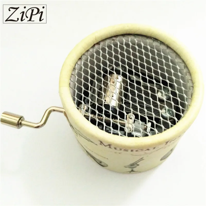 Zipi музыкальная шкатулка Инструменты Бумага рукоятка 18 мелодий DIY романтическая