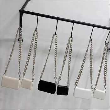 

Heavy Chain Mini Shoulder Bag Luxury Crossbody Handbags Women Bags Designer Wild Girls Small Square Coin Purse Hand Bags Handbag
