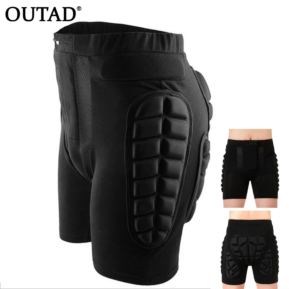 OUTAD Protective Snowboard Shorts Hip Protective Bottom Padded For Ski