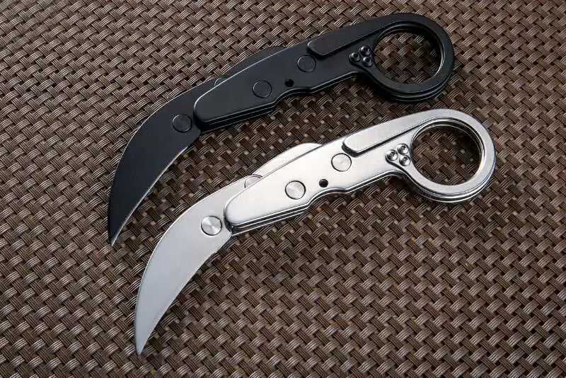Высокое качество тактические ножи 9Cr18 стальное лезвие Karambit коготь нож стальная ручка EDC карманные ножи Рождественский подарок ножи