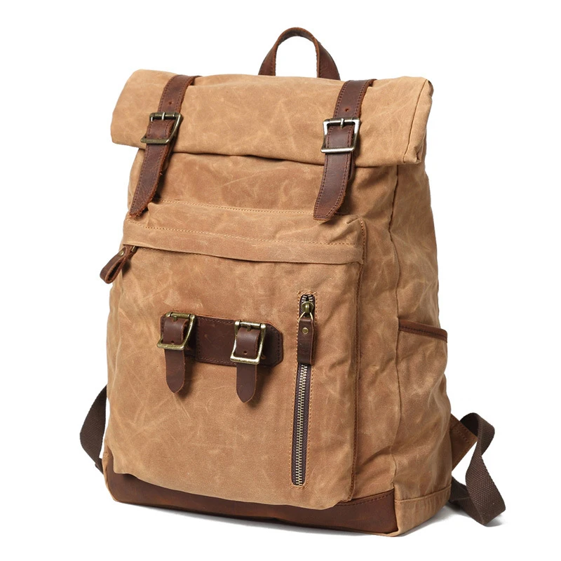 outdoor canvas backpack