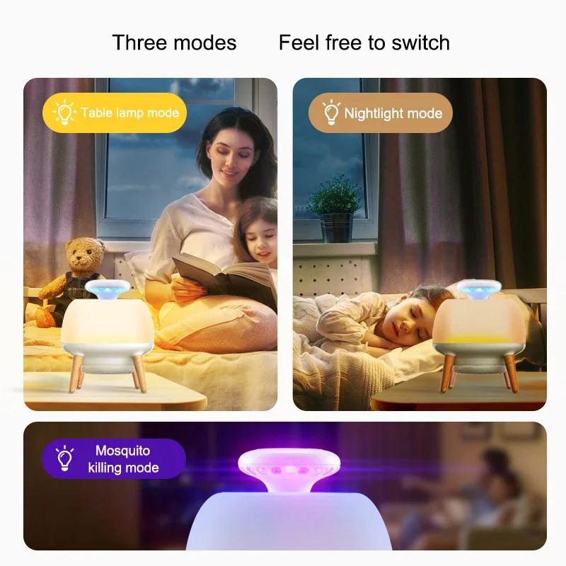 

Intelligent Light Control Mute Bionic UV Heating Mosquito Killer Night Lighting JA55